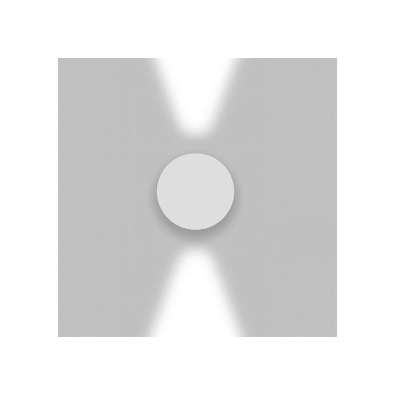 Effetto Tondo 2 fasci larghi Parete Outdoor