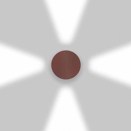 Effetto Tondo 4 fasci larghi Parete Outdoor