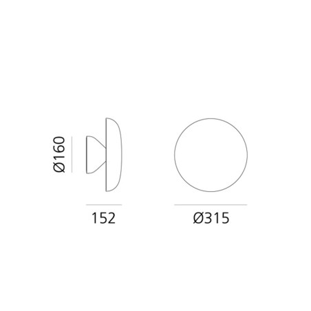 Knop Parete/Soffitto Outdoor