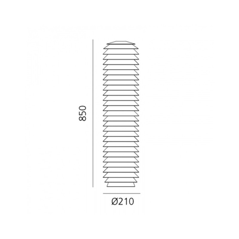 Slicing Bollard Terra Outdoor