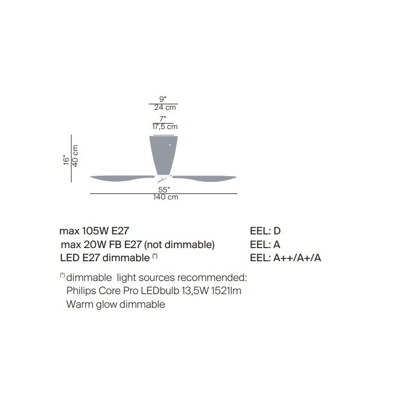 Blow D28 Pale Trasparenti Soffitto