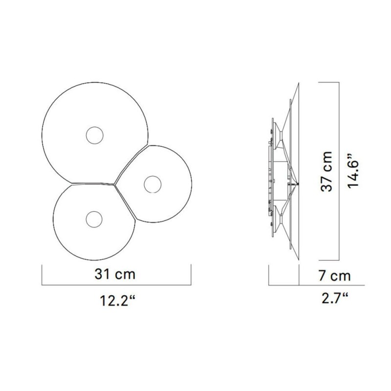 Bulbullia D95A3 Parete/Soffitto