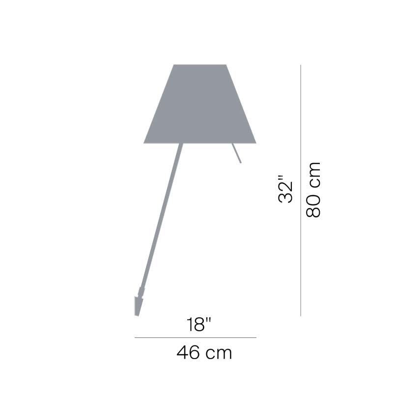 Costanza D13aif ON/OFF Stelo Fisso Parete
