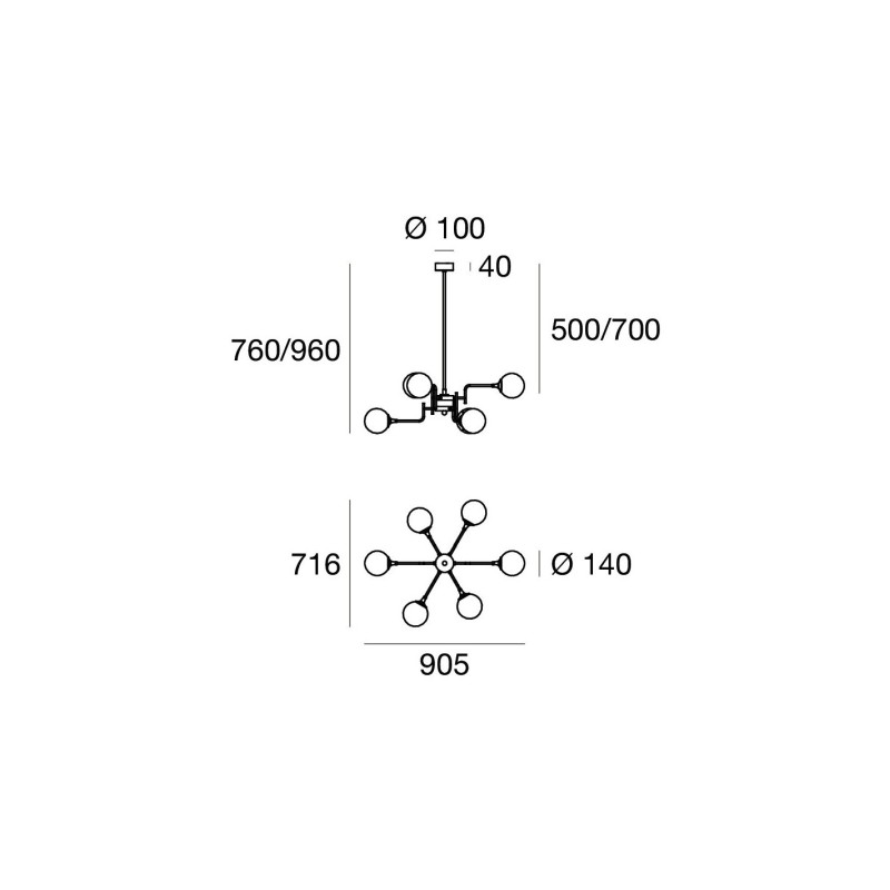Galassia 6 Sospensione