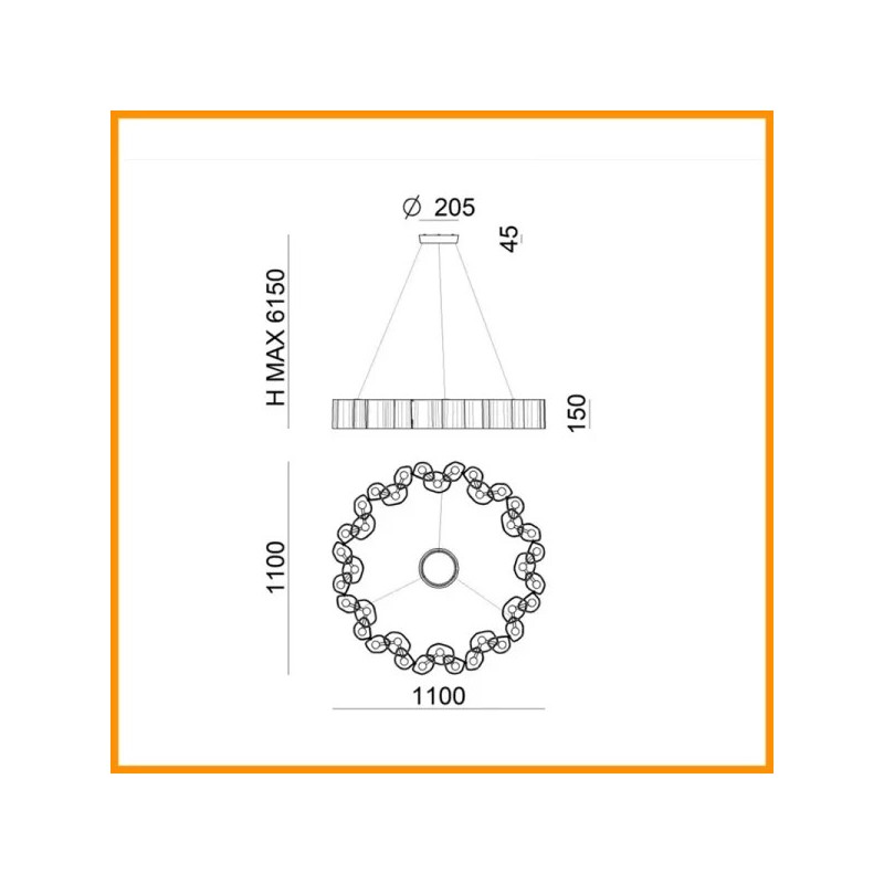 Honey Ø110 Sospensione