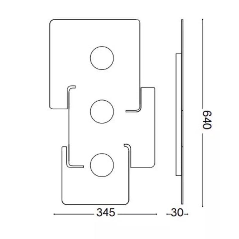 Totem PL3 Soffitto - Ideal-Lux