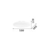 Smarties PL3 D50 Soffitto - Ideal-Lux