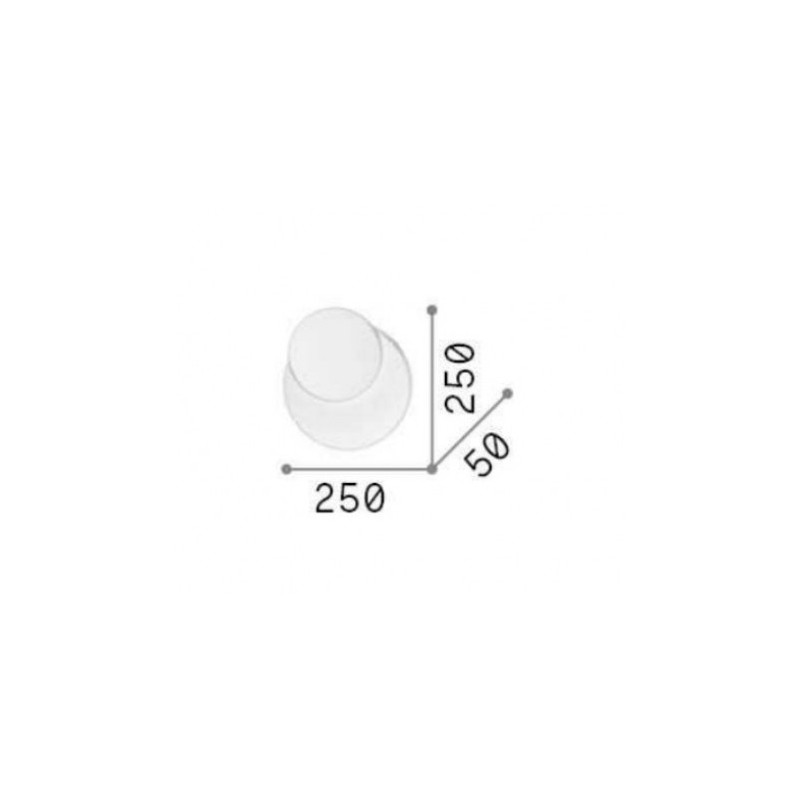 Pouche AP Round Parete - Ideal-Lux