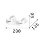 Oby AP2 Parete - Ideal-Lux