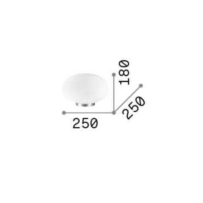 Candy TL1 D25 Tavolo - Ideal-Lux