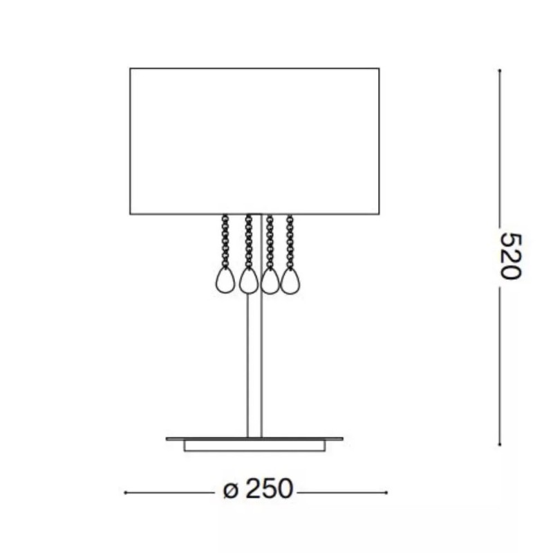 Opera TL1 Tavolo - Ideal-Lux