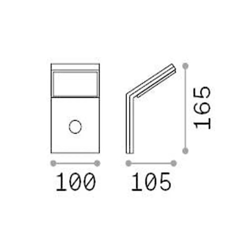 Style AP Sensor 3000K Parete - Ideal-Lux