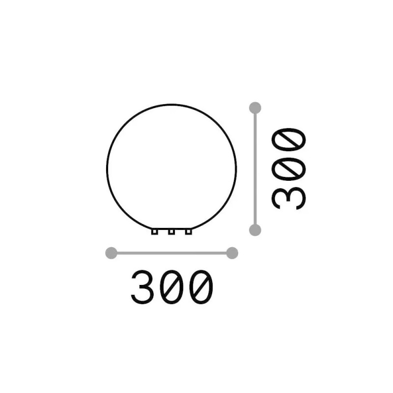 Doris PT1 D30 Terra- Ideal-Lux