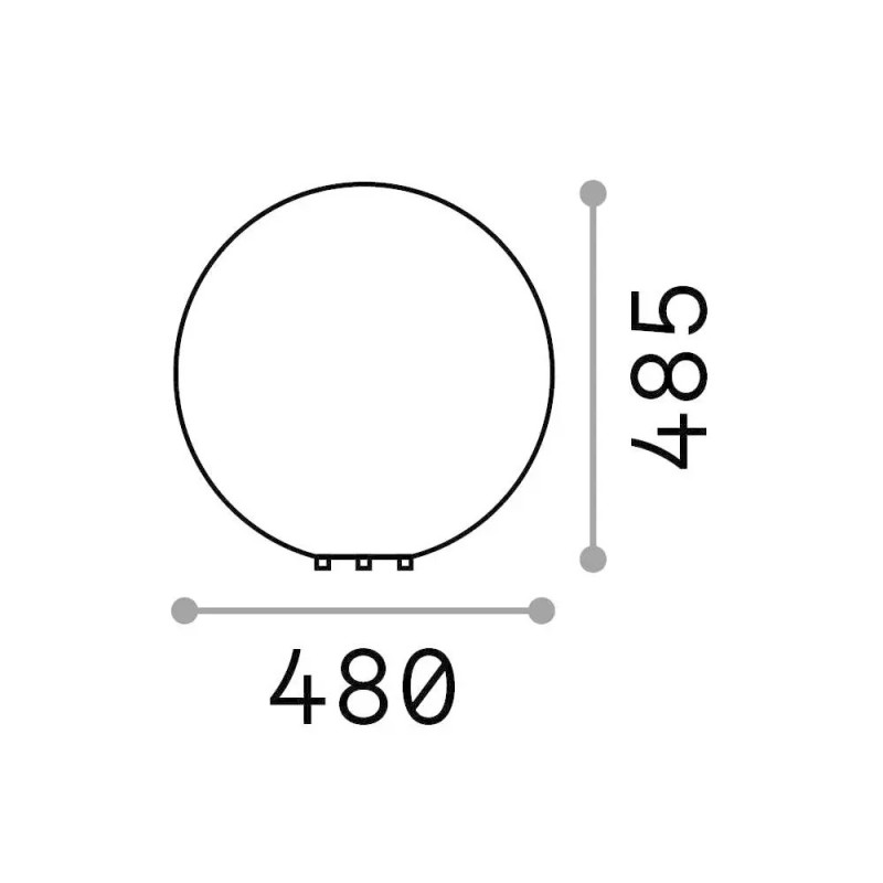 Doris PT1 D48 Terra - Ideal-Lux