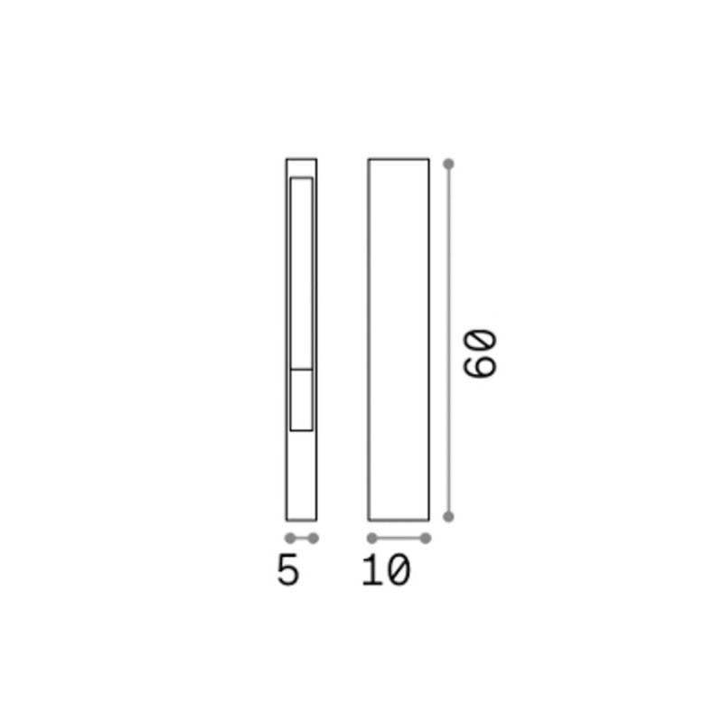 Mercurio PT1 Terra - Ideal-Lux