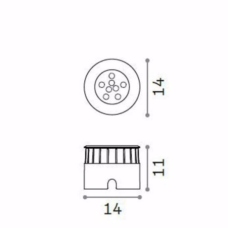 Floor PT D14 Incasso - Ideal-Lux