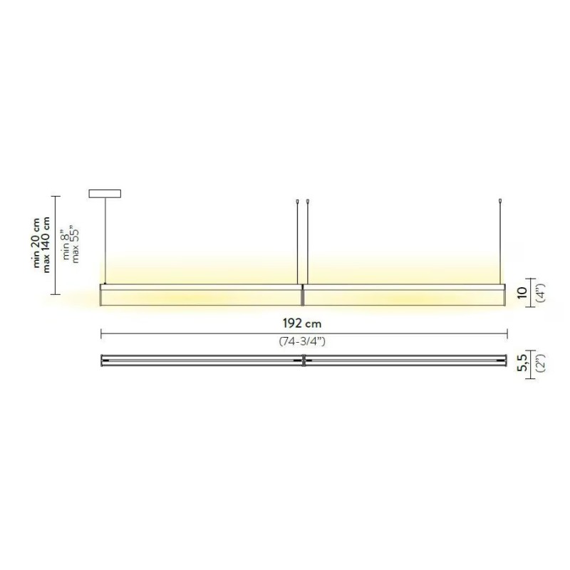 Modula Suspension Double - Slamp