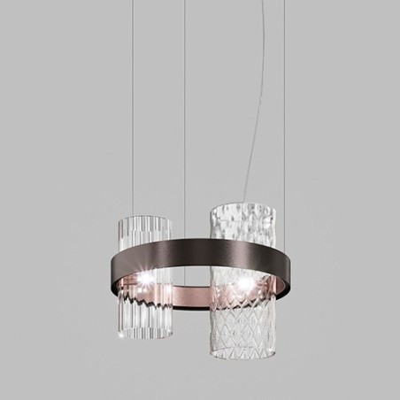 Armonia SP 50  Struttura Nero/Rame Sospensione - Vistosi