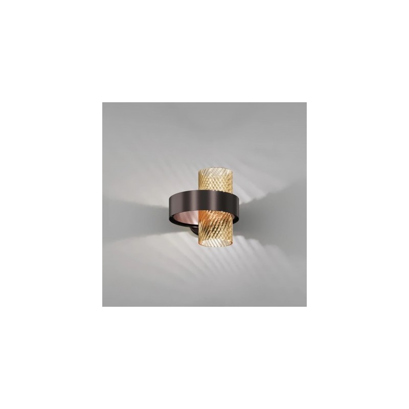 Armonia AP 25 Struttura Nero/Rame Satinato Parete - Vistosi