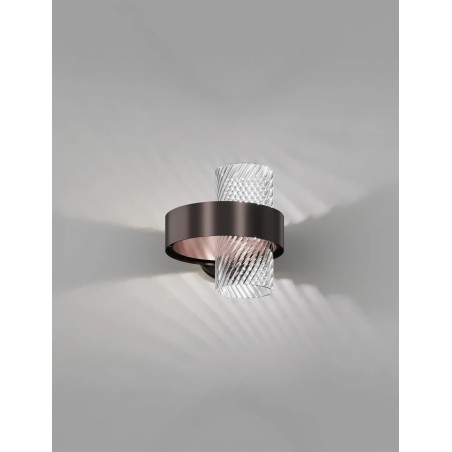 Armonia AP 25 Struttura Nero/Rame Satinato Parete - Vistosi