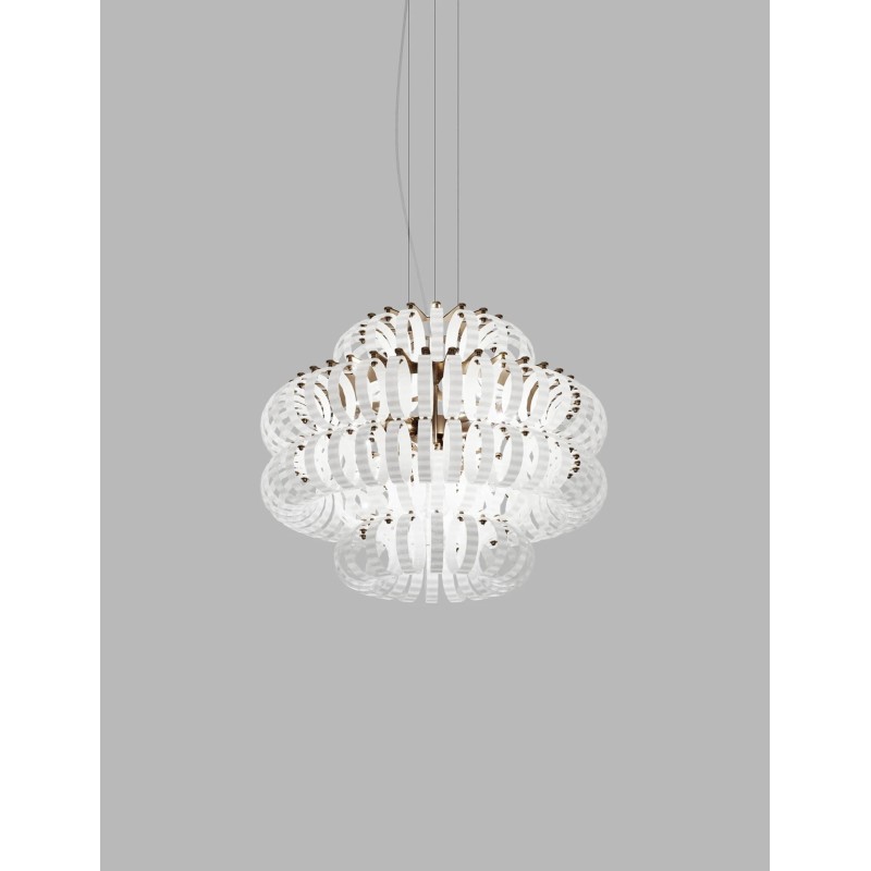 Ecos SP 60C Struttura Bronzo Satinato Sospensione - Vistosi