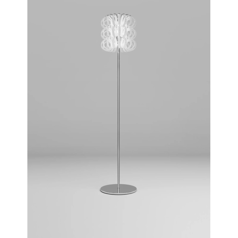 Ecos PT 35 Struttura Cromo Lucido Terra - Vistosi