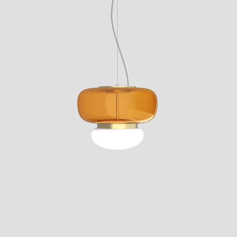 Faro SP P Struttura Ottone Verniciato Sospensione - Vistosi