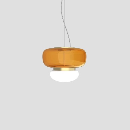 Faro SP P Struttura Ottone Verniciato Sospensione - Vistosi