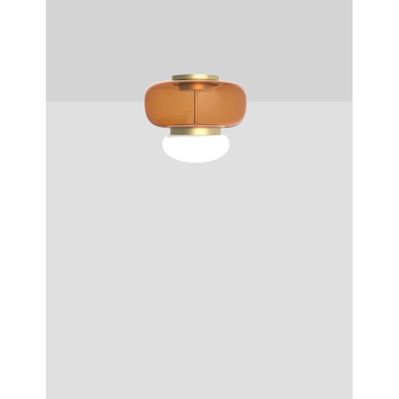 Faro PL P Struttura Ottone Verniciato Soffitto - Vistosi