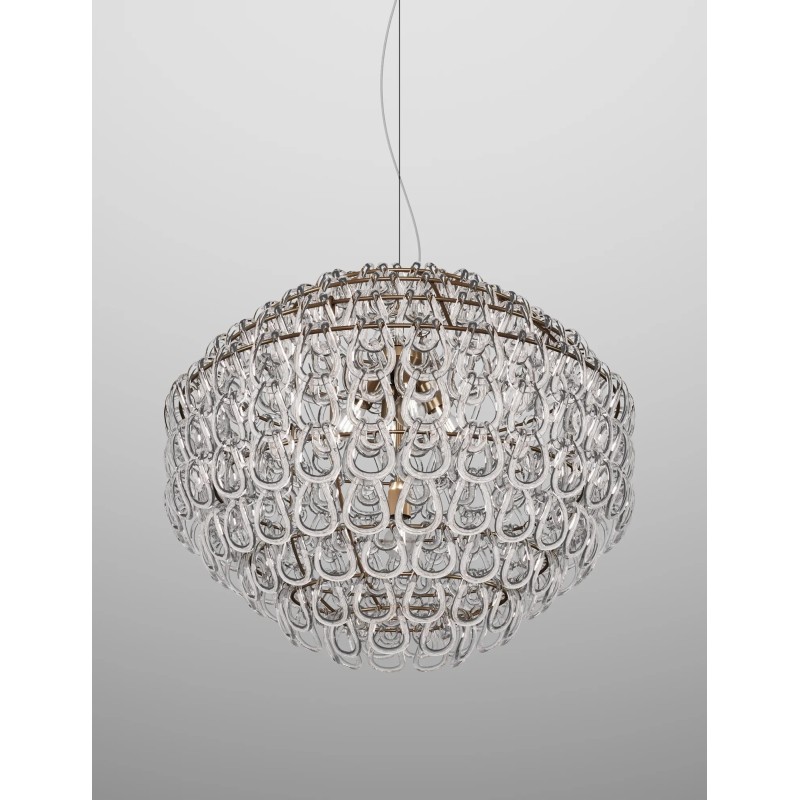 Giogali SP 85 Struttura Bronzo Opaco Sospensione - Vistosi