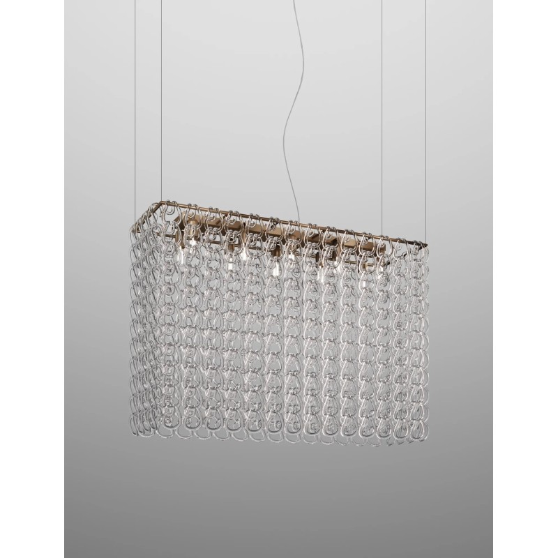 Giogali SP RE1 Struttura Bronzo Opaco Sospensione - Vistosi