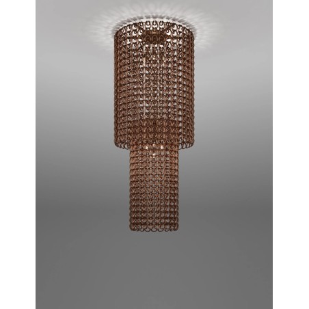 Giogali CA2 Struttura Bronzo Opaco Soffitto - Vistosi