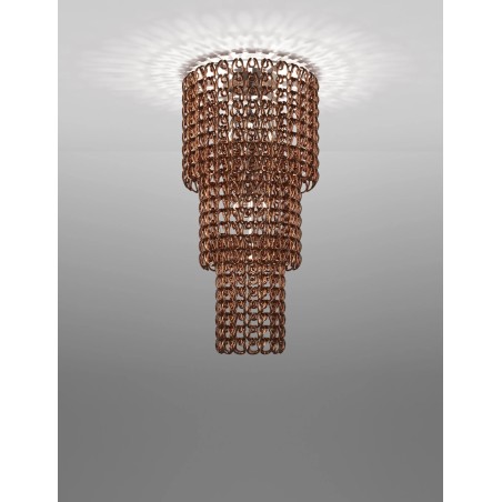 Giogali CA3 Struttura Cromo Lucido Soffitto - Vistosi