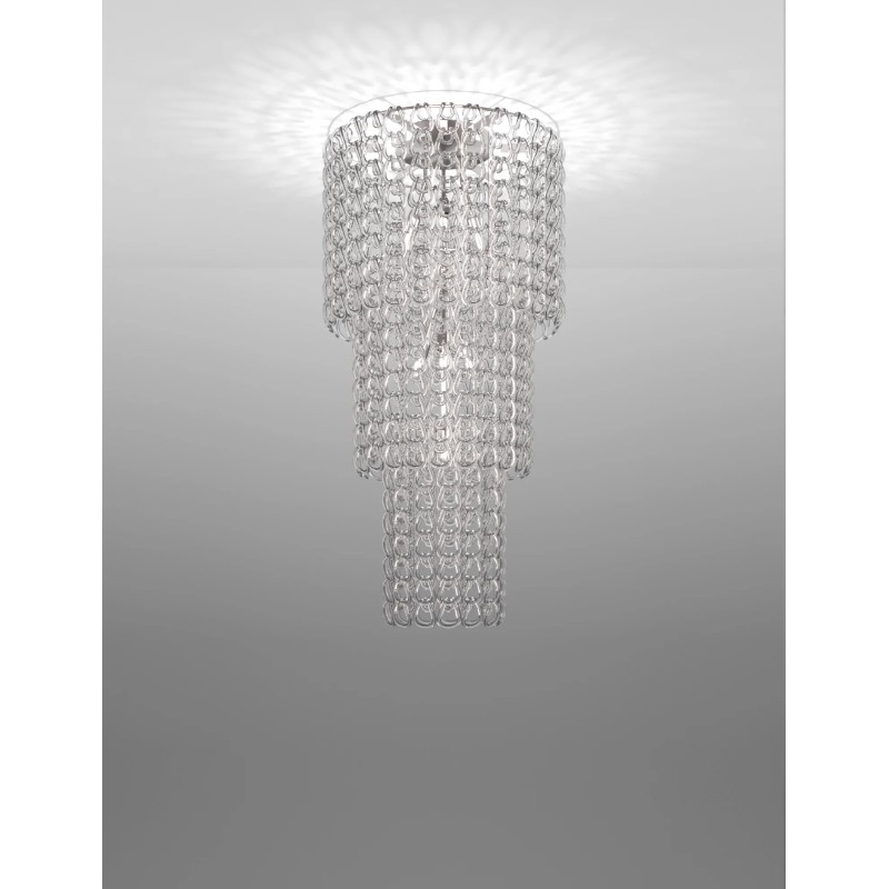 Giogali CA3 Struttura Cromo Lucido Soffitto - Vistosi