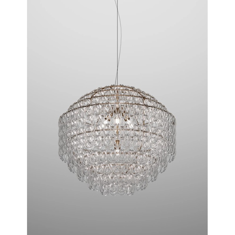 Minigiogali SP 85 Struttura Bronzo Opaco Sospensione - Vistosi