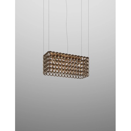 Minigiogali SP RE2 Struttura Bronzo Opaco Sospensione - Vistosi