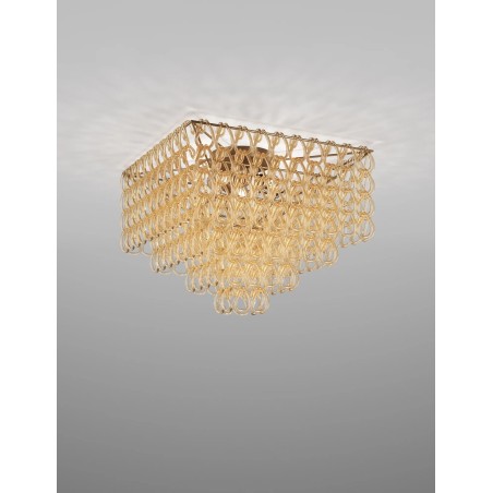 Minigiogali PL 65Q Struttura Bronzo Opaco Soffitto - Vistosi