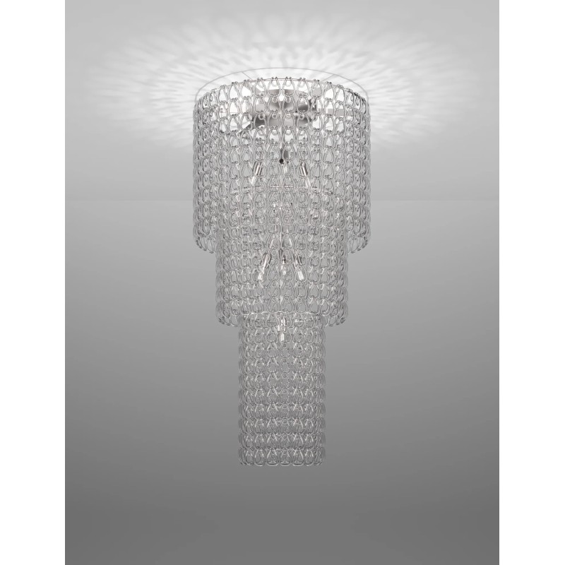 Minigiogali PL CA3 Struttura Cromo Lucido Soffitto - Vistosi