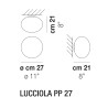 Lucciola PP 27 Parete/Soffitto - Vistosi