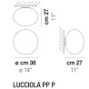 Lucciola PP P Parete/Soffitto - Vistosi