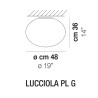 Lucciola PL G LED Soffitto - Vistosi