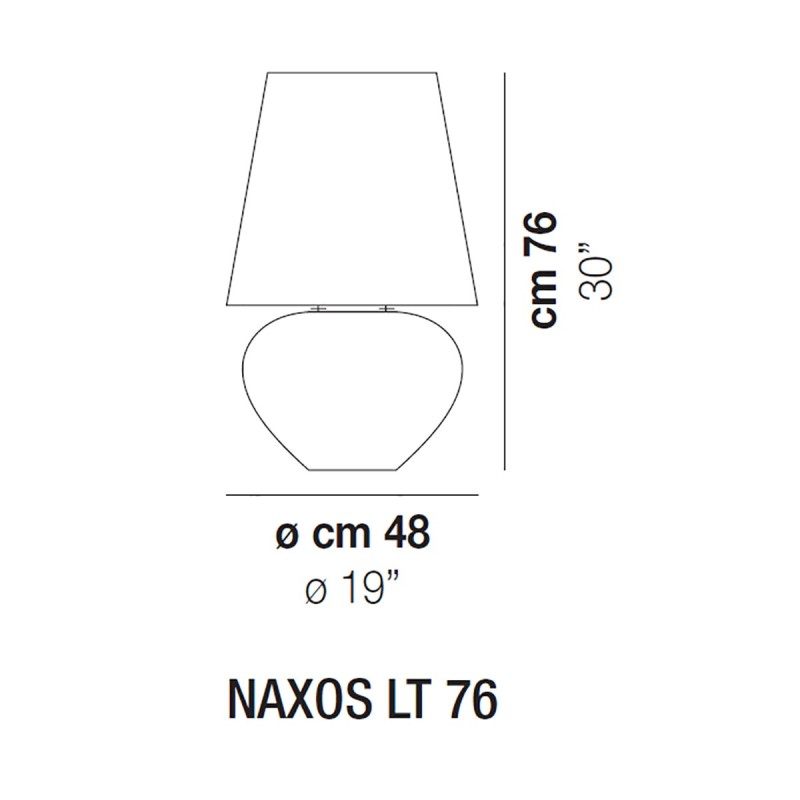 Naxos LT 76 Tavolo - Vistosi
