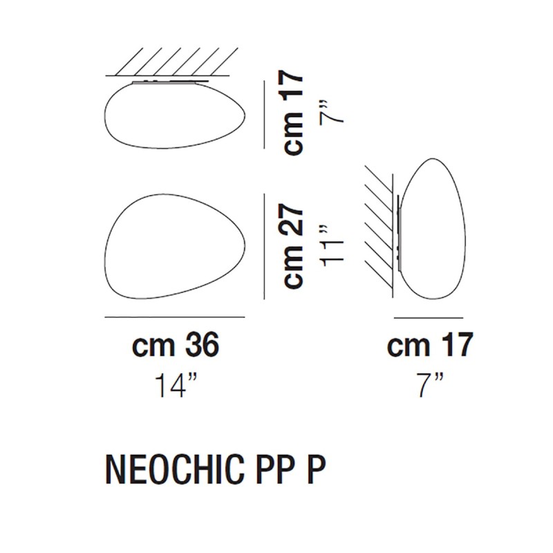Neochic PP P Parete/Soffitto - Vistosi