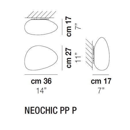 Neochic PP P Parete/Soffitto - Vistosi