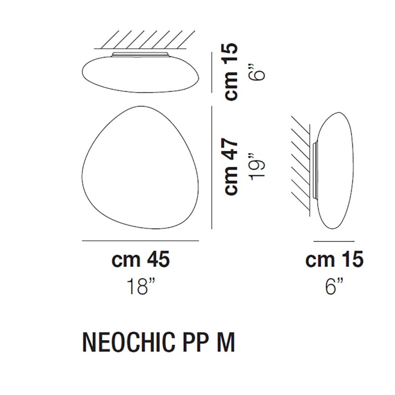 Neochic PP M Parete/Soffitto - Vistosi