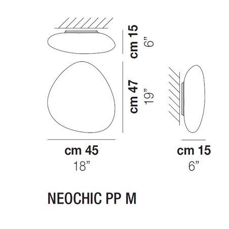 Neochic PP M Parete/Soffitto - Vistosi