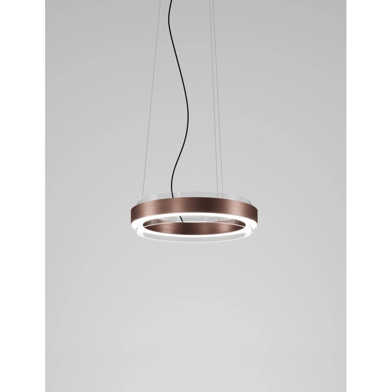 Phoenix SP Struttura Rame Satinato Sospensione - Vistosi