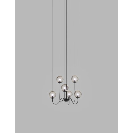 Puppet SP 6 P Struttura Nero Opaco Sospensione - Vistosi