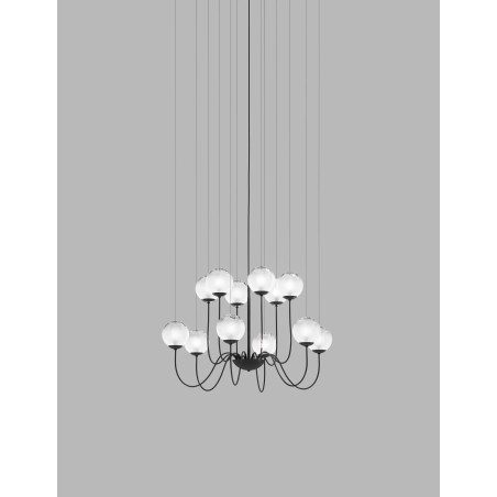 Puppet SP 12 P Struttura Nero Opaco Sospensione - Vistosi