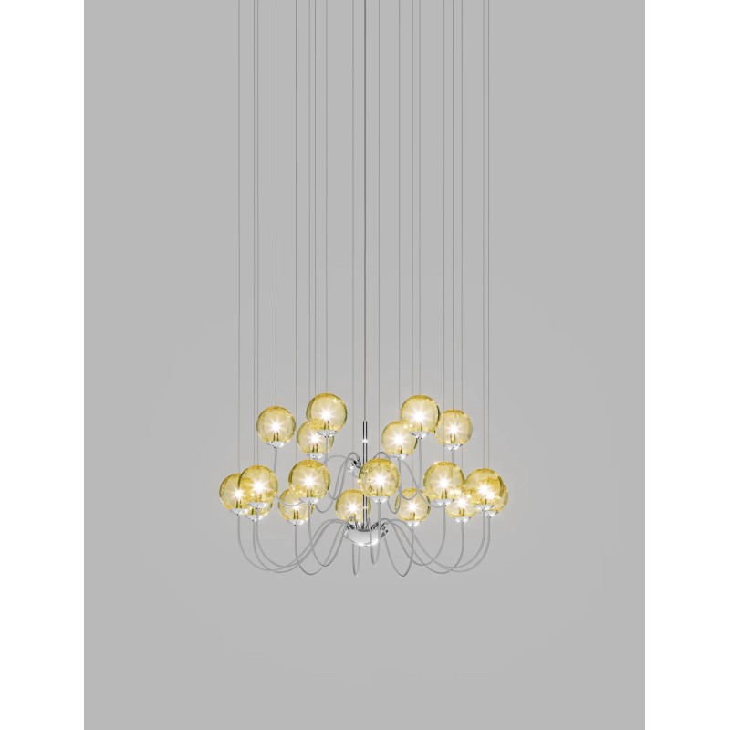 Puppet SP 18 P Struttura Cromo Lucido Sospensione - Vistosi